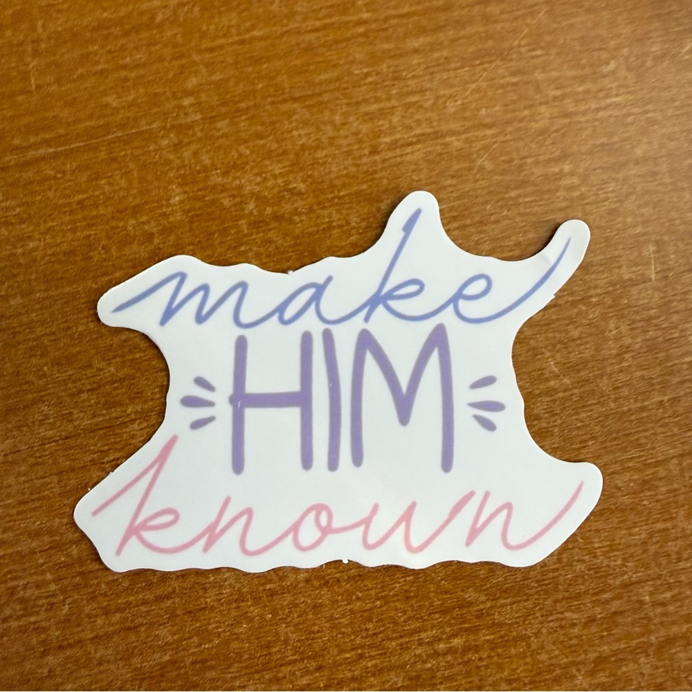 Inspirational Sticker with‎ Pastel Colors